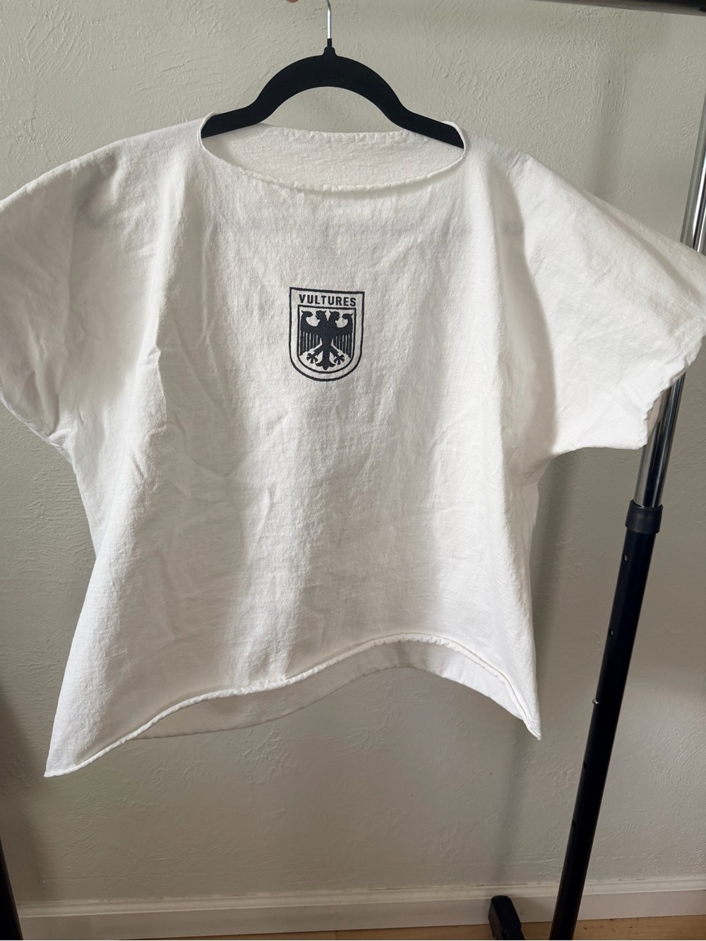 Yeezy Men's‎ White and Black T-shirt Size 1